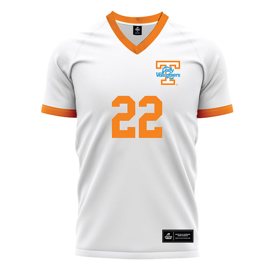 Tennessee - NCAA Women's Soccer : Kylee Simmons - White Soccer Jersey-0