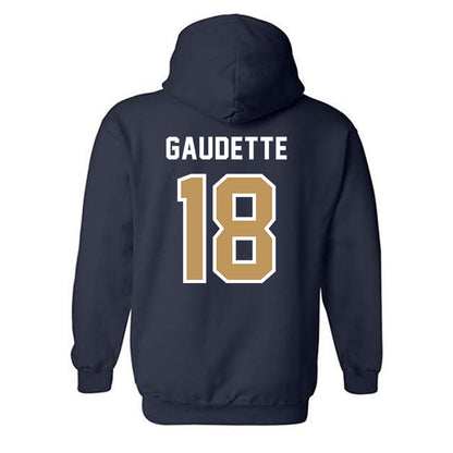 Georgia Tech - NCAA Baseball : Caden Gaudette - Classic Shersey Hooded Sweatshirt-1