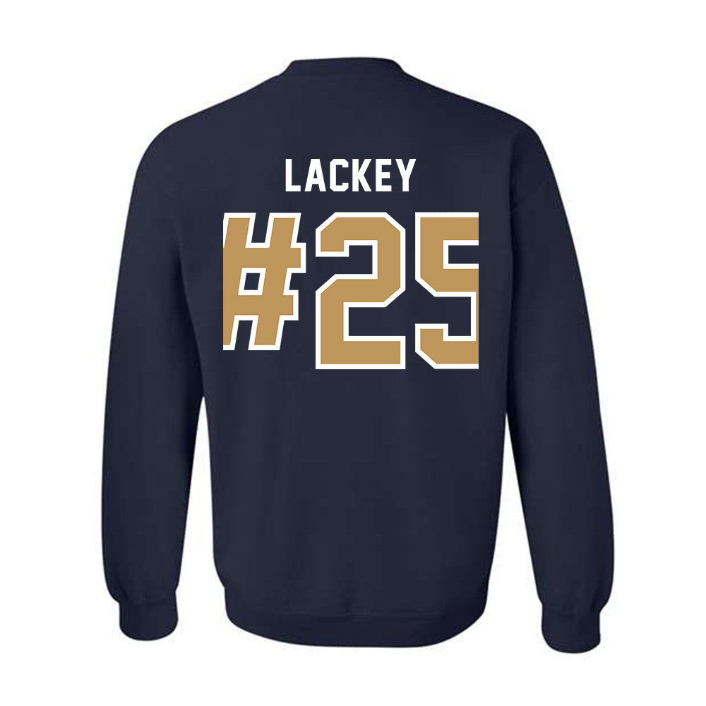 Georgia Tech - NCAA Baseball : Vahn Lackey - Classic Shersey Crewneck Sweatshirt-1