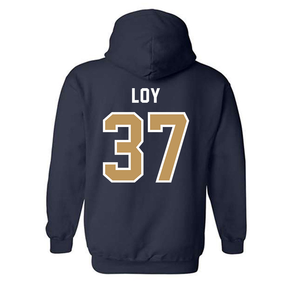 Georgia Tech - NCAA Baseball : Dylan Loy - Classic Shersey Hooded Sweatshirt-1