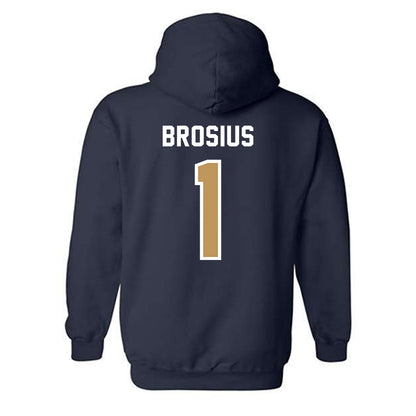 Georgia Tech - NCAA Baseball : Parker Brosius - Classic Shersey Hooded Sweatshirt-1