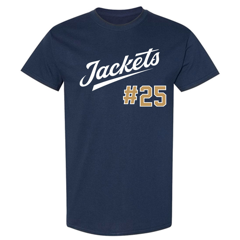 Georgia Tech - NCAA Baseball : Vahn Lackey - Classic Shersey T-Shirt-0