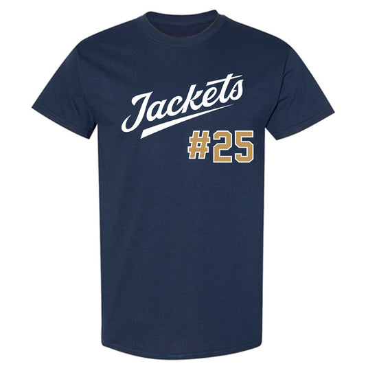 Georgia Tech - NCAA Baseball : Vahn Lackey - Classic Shersey T-Shirt-0