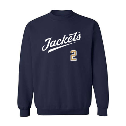 Georgia Tech - NCAA Baseball : Jarren Advincula - Classic Shersey Crewneck Sweatshirt-0