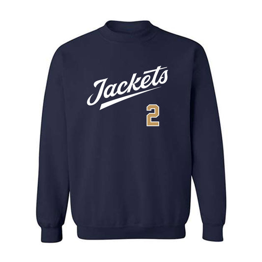 Georgia Tech - NCAA Baseball : Jarren Advincula - Classic Shersey Crewneck Sweatshirt-0