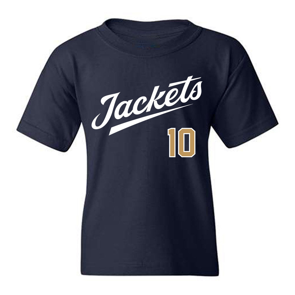 Georgia Tech - NCAA Baseball : Kent Schmiht - Classic Shersey Youth T-Shirt-0