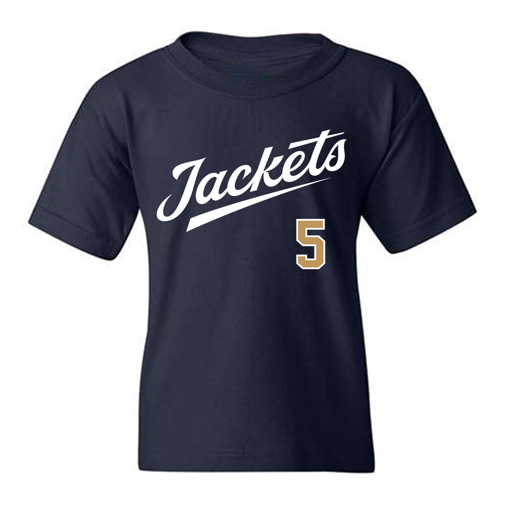 Georgia Tech - NCAA Baseball : Dominic Stephenson - Classic Shersey Youth T-Shirt-0