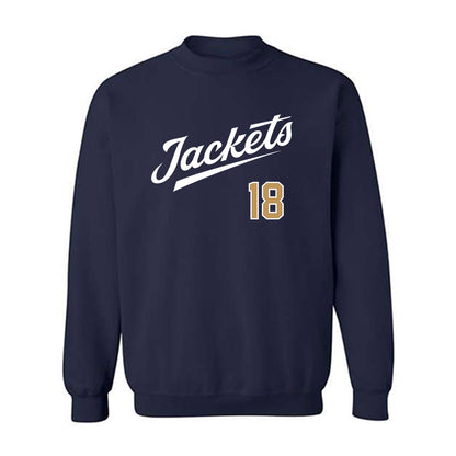 Georgia Tech - NCAA Baseball : Caden Gaudette - Classic Shersey Crewneck Sweatshirt-0