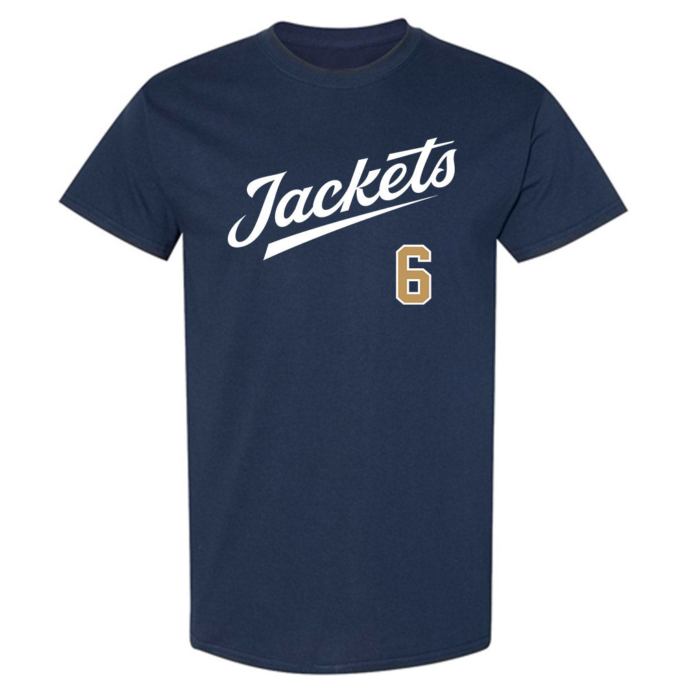 Georgia Tech - NCAA Baseball : Caleb Daniel - Classic Shersey T-Shirt-0