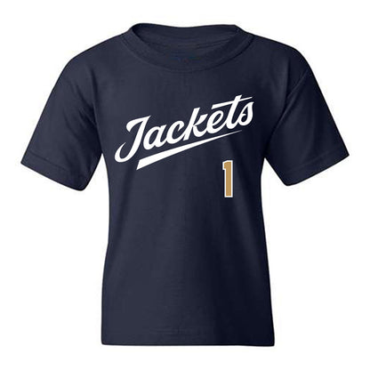 Georgia Tech - NCAA Baseball : Parker Brosius - Classic Shersey Youth T-Shirt-0