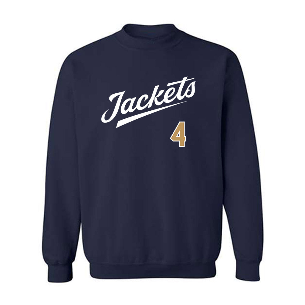Georgia Tech - NCAA Baseball : Alex Hernandez - Classic Shersey Crewneck Sweatshirt-0