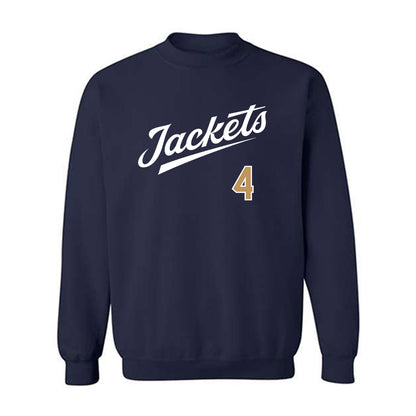 Georgia Tech - NCAA Baseball : Alex Hernandez - Classic Shersey Crewneck Sweatshirt-0