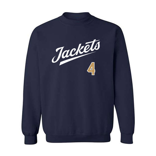Georgia Tech - NCAA Baseball : Alex Hernandez - Classic Shersey Crewneck Sweatshirt-0
