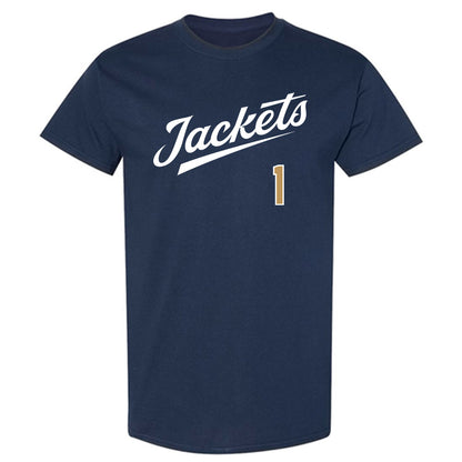 Georgia Tech - NCAA Baseball : Parker Brosius - Classic Shersey T-Shirt-0