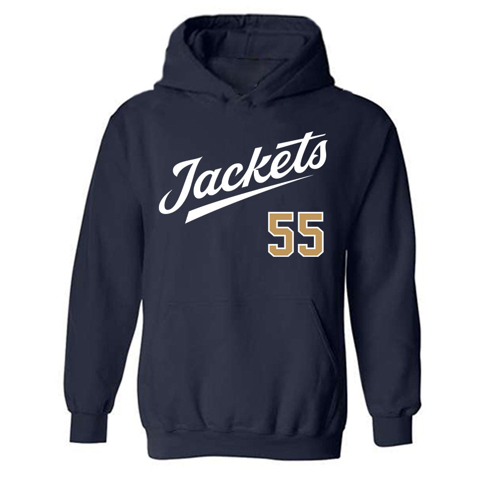 Georgia Tech - NCAA Baseball : Adam Mckelvey - Classic Shersey Hooded Sweatshirt-0