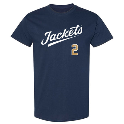 Georgia Tech - NCAA Baseball : Jarren Advincula - Classic Shersey T-Shirt-0