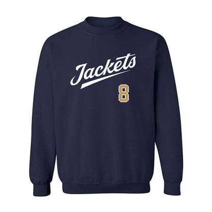 Georgia Tech - NCAA Baseball : Drew Burress - Classic Shersey Crewneck Sweatshirt-0