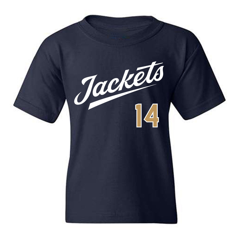 Georgia Tech - NCAA Baseball : Cade Brown - Classic Shersey Youth T-Shirt-0