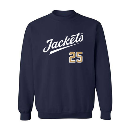 Georgia Tech - NCAA Baseball : Vahn Lackey - Classic Shersey Crewneck Sweatshirt-0