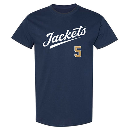 Georgia Tech - NCAA Baseball : Dominic Stephenson - Classic Shersey T-Shirt-0