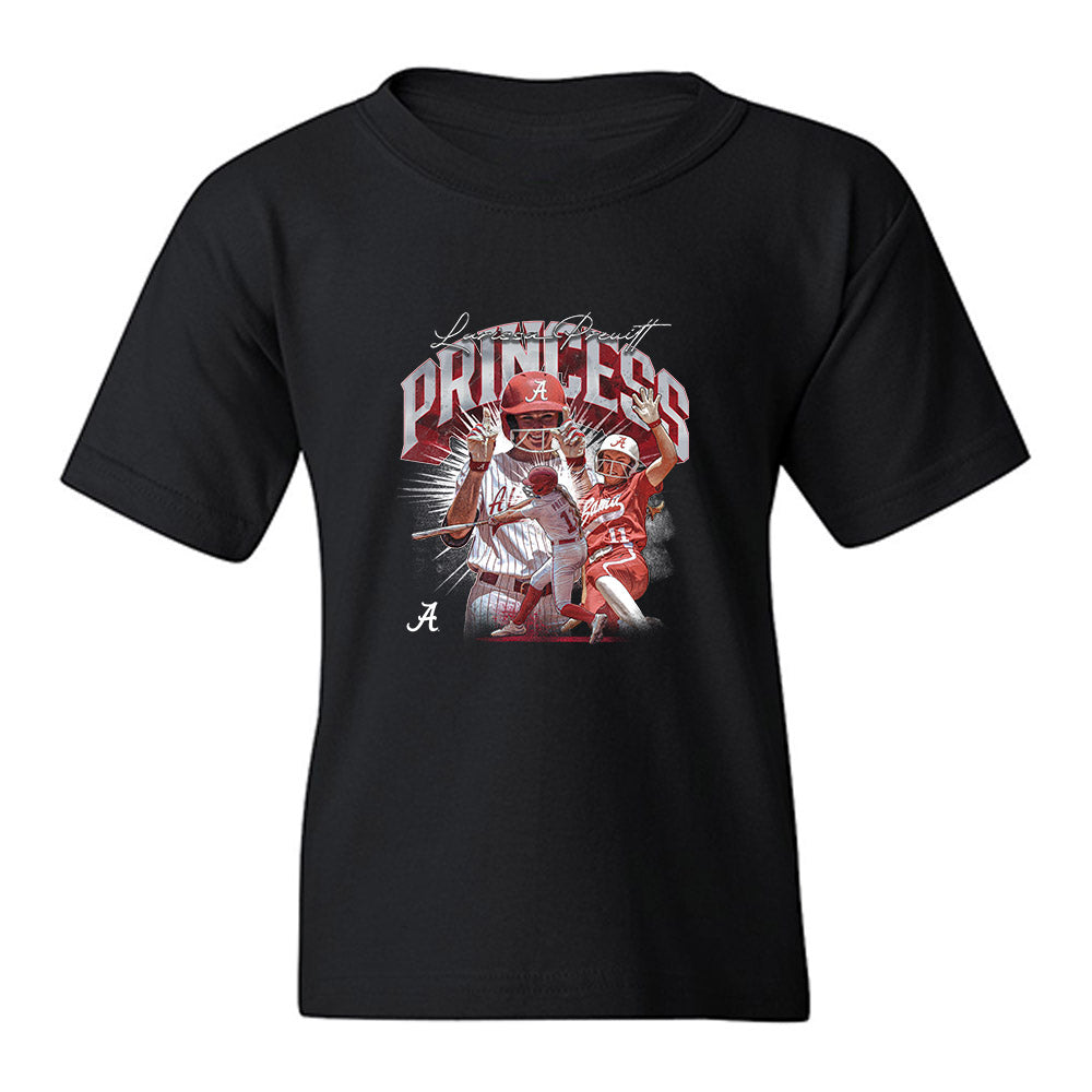 Alabama - NCAA Softball : Larissa Preuitt - Collage Youth T-Shirt-0