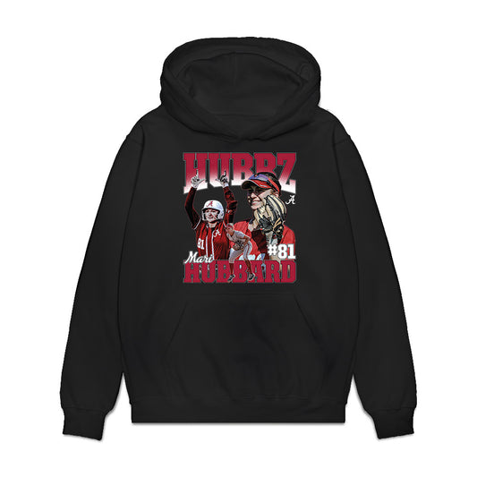Alabama - NCAA Softball : Mari Hubbard - Collage Premium Hooded Sweatshirt-0