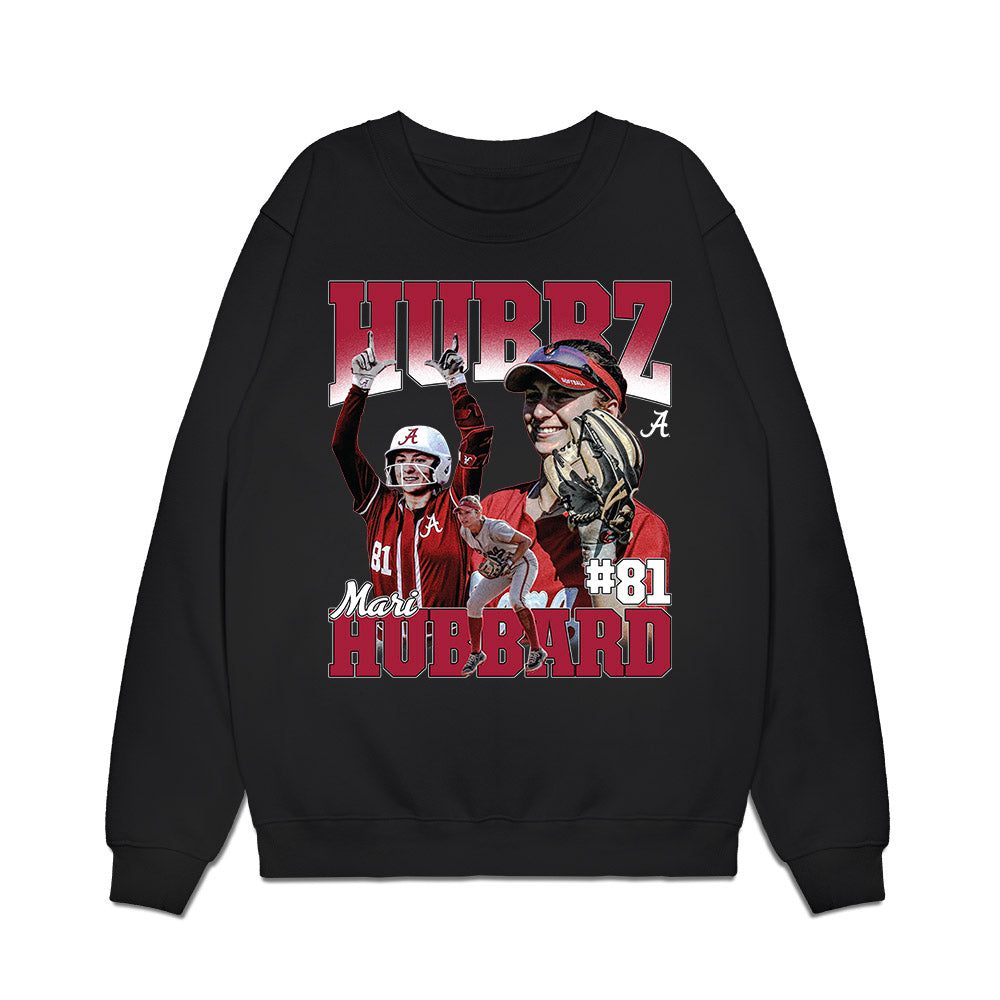 Alabama - NCAA Softball : Mari Hubbard - Collage Premium Crewneck Sweatshirt-0