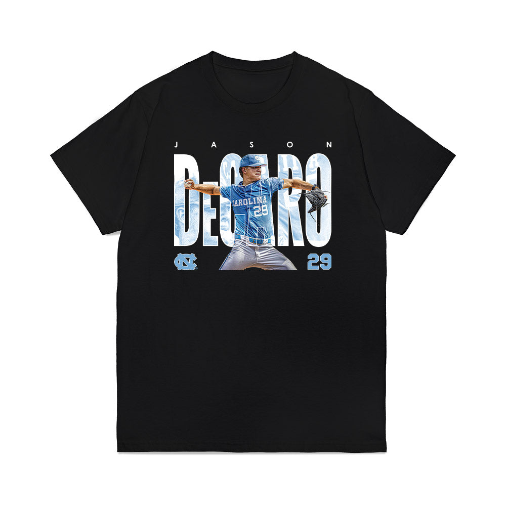 UNC - NCAA Baseball : Jason DeCaro - Collage Premium T-Shirt-0