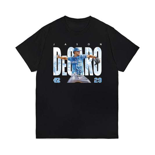 UNC - NCAA Baseball : Jason DeCaro - Collage Premium T-Shirt-0