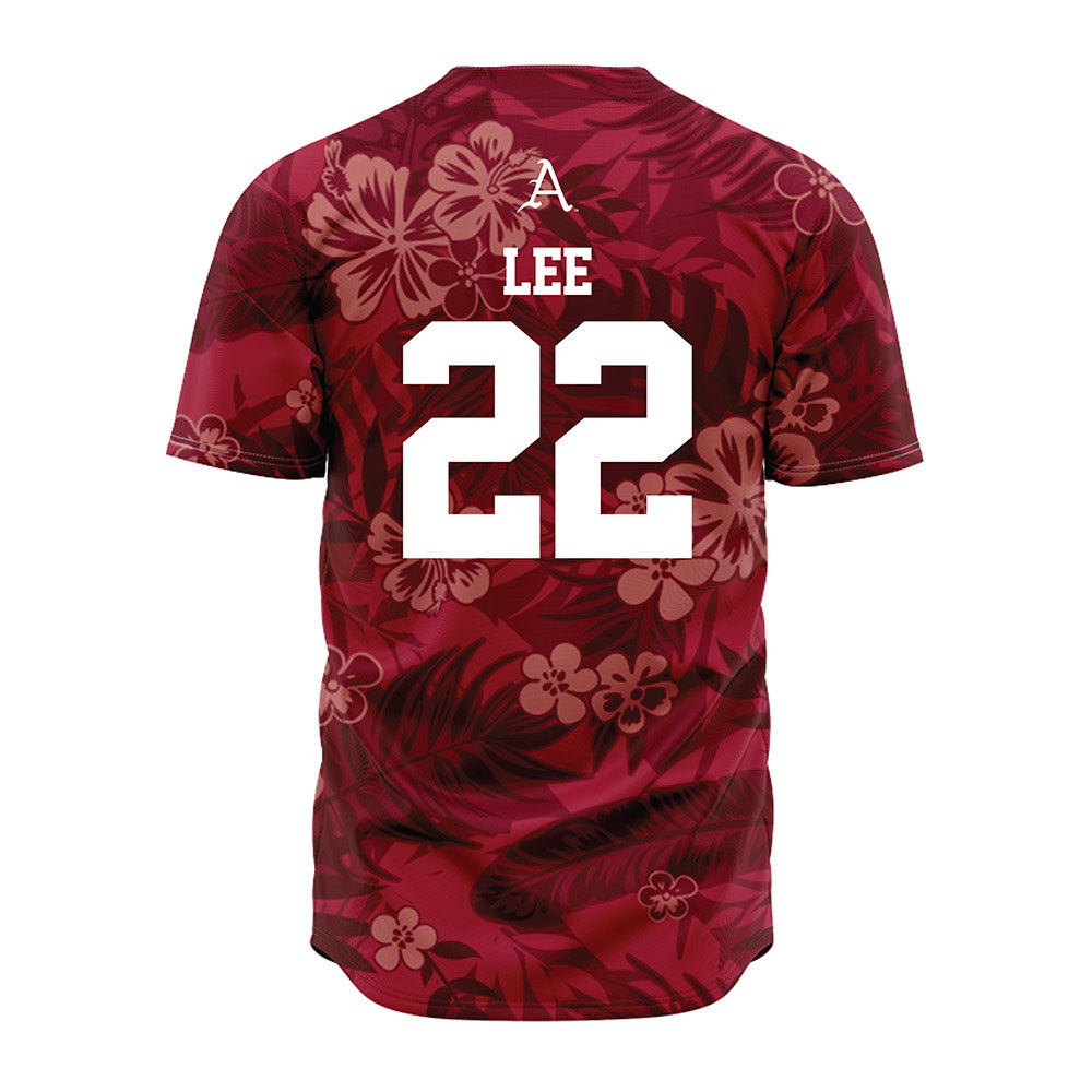 Arkansas - NCAA Baseball : Peyton Lee - Red Jersey-1