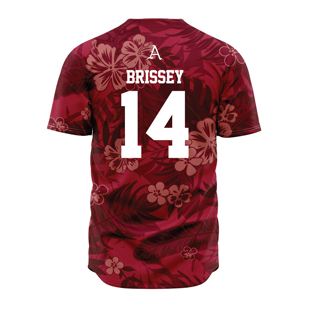 Arkansas - NCAA Baseball : Mark Brissey - Red Jersey-1