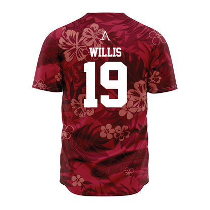 Arkansas - NCAA Baseball : Carson Willis - Red Jersey-1
