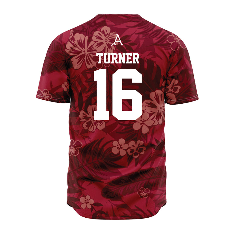 Arkansas - NCAA Baseball : Christian Turner - Red Jersey-1