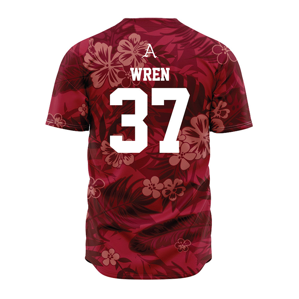 Arkansas - NCAA Baseball : Grant Wren - Red Jersey-1