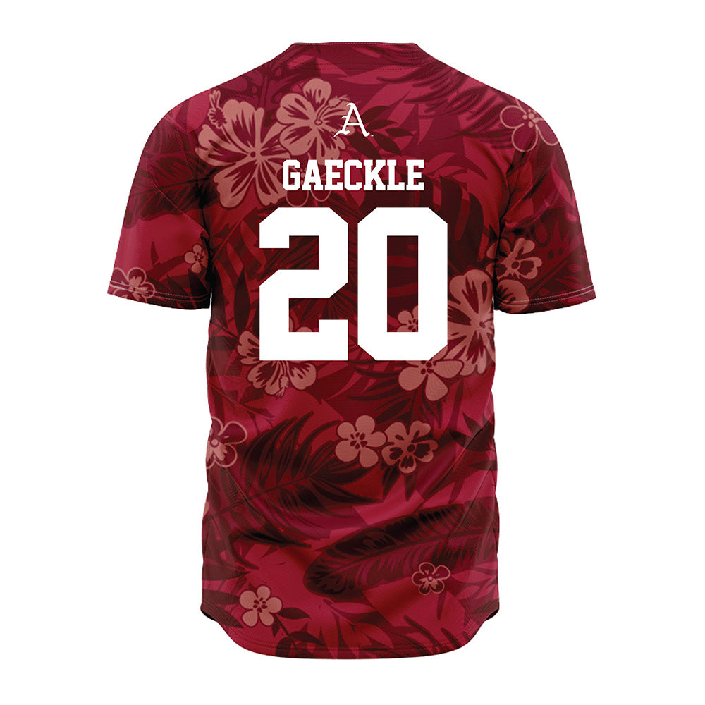 Arkansas - NCAA Baseball : Gabe Gaeckle - Red Jersey-1
