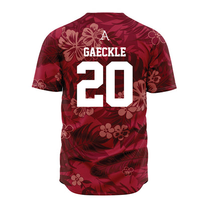 Arkansas - NCAA Baseball : Gabe Gaeckle - Red Jersey-1