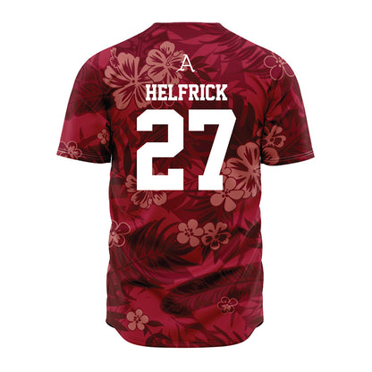 Arkansas - NCAA Baseball : Ryder Helfrick - Red Jersey-1