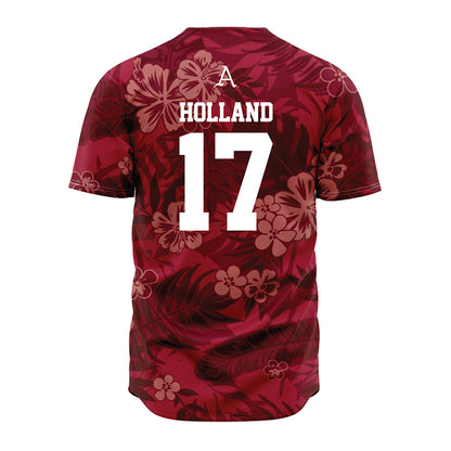 Arkansas - NCAA Baseball : Max Holland - Red Jersey-1