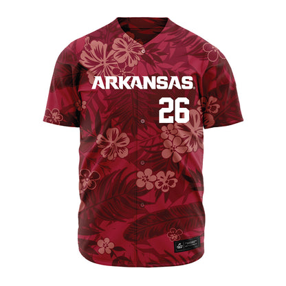 Arkansas - NCAA Baseball : Tate McGuire - Red Jersey-0