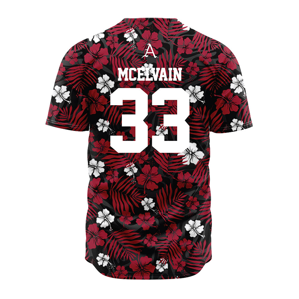 Arkansas - NCAA Baseball : Ethan McElvain - Red Jersey-1