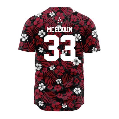 Arkansas - NCAA Baseball : Ethan McElvain - Red Jersey-1