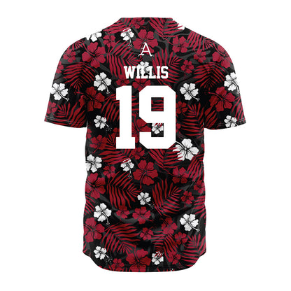 Arkansas - NCAA Baseball : Carson Willis - Red Jersey-1