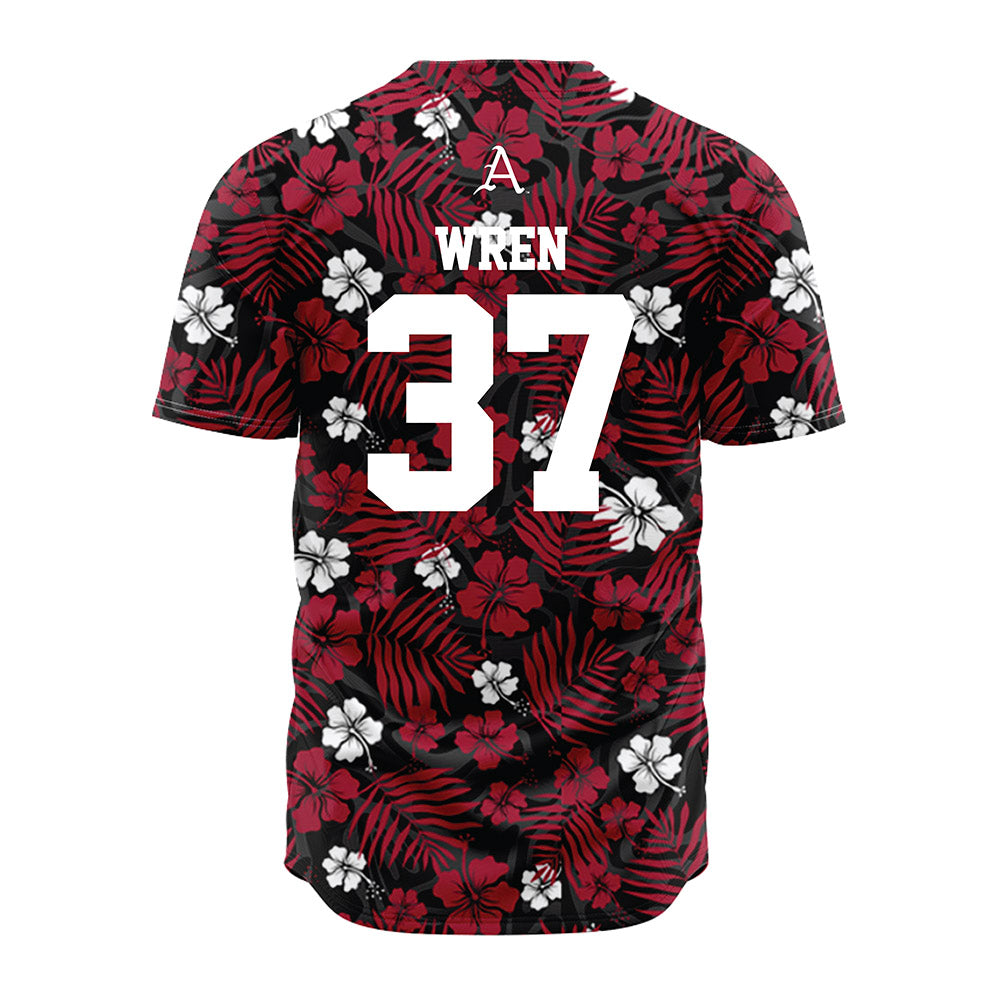 Arkansas - NCAA Baseball : Grant Wren - Red Jersey-1