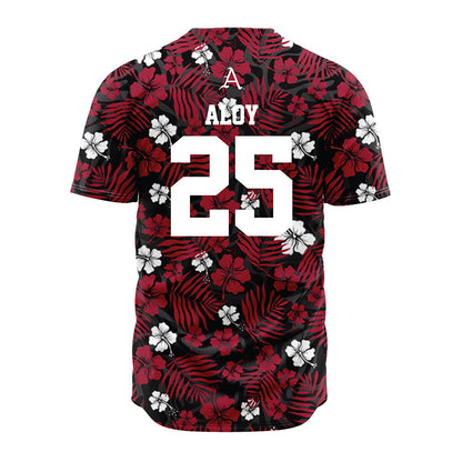 Arkansas - NCAA Baseball : Kuhio Aloy - Red Jersey-1