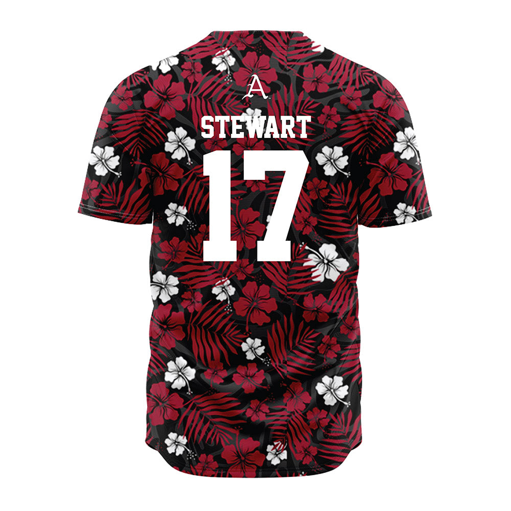 Arkansas - NCAA Baseball : Zack Stewart - Red Jersey-1