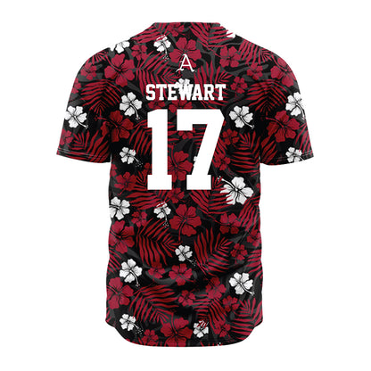 Arkansas - NCAA Baseball : Zack Stewart - Red Jersey-1