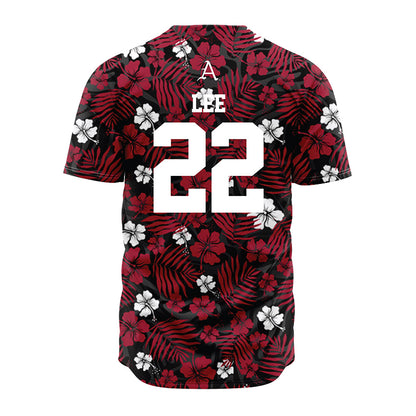 Arkansas - NCAA Baseball : Peyton Lee - Red Jersey-1