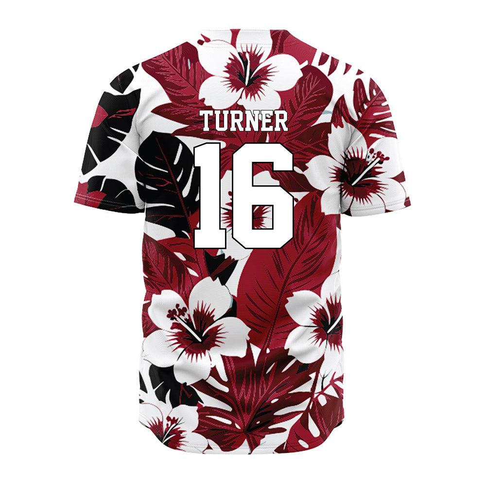Arkansas - NCAA Baseball : Christian Turner - Aloha Jersey-1