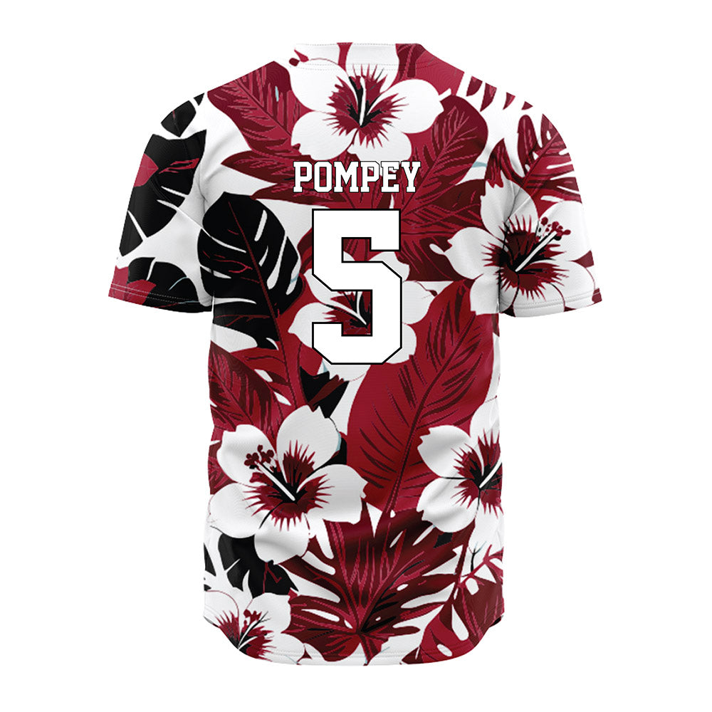 Arkansas - NCAA Baseball : TJ Pompey - Aloha Jersey-1