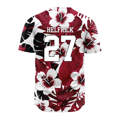 Arkansas - NCAA Baseball : Ryder Helfrick - Aloha Jersey-1